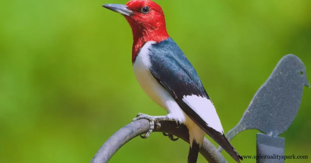 10 Spiritual Meanings & Symbolism of a Red-Headed Woodpecker